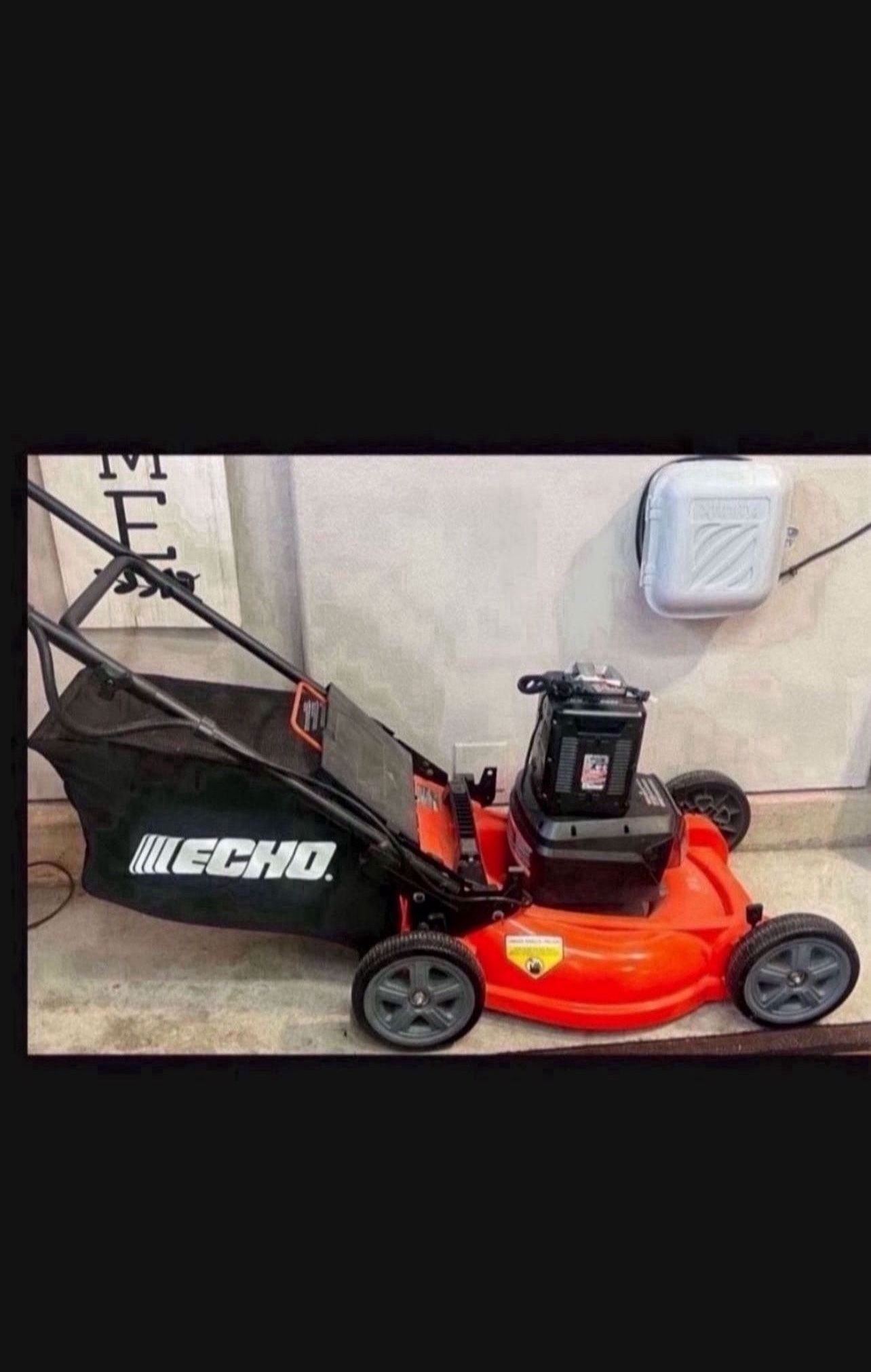 Push Lawnmower Battery 58 V Never Used  $480 