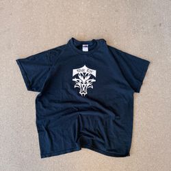 Vintage Y2K 90s Fruit of the Loom Wide Eye Tribal Graphic T-Shirt XL