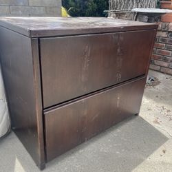 Wooden Filing Cabinet 
