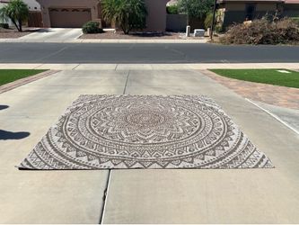 SAFAVIEH Courtyard Collection Area Rug - 9' Square