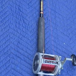 Penn 113H Senator Reel with Custom Sabre Rod Combo 