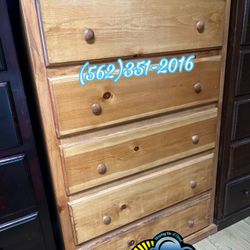 Jumbo 2 Knob Dresser Pinewood Chest Cajonera Comoda 