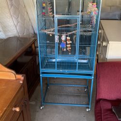 Nice Blue Birdcage