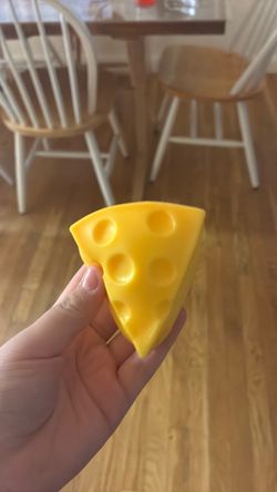 Cheese Wedge Squishy Stress Toy