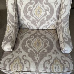 Fabric Ottoman Chairs (Set Of 3)