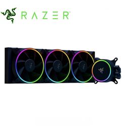 Razer Hanbo Chroma RGB All in One Liquid Cooler aRGB Pump Cap AIO Design -Quiet, Powerful Fans 360MM