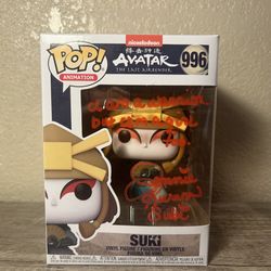 Autographed Funko Pop! Avatar: The Last Airbender Suki 996 FigureA