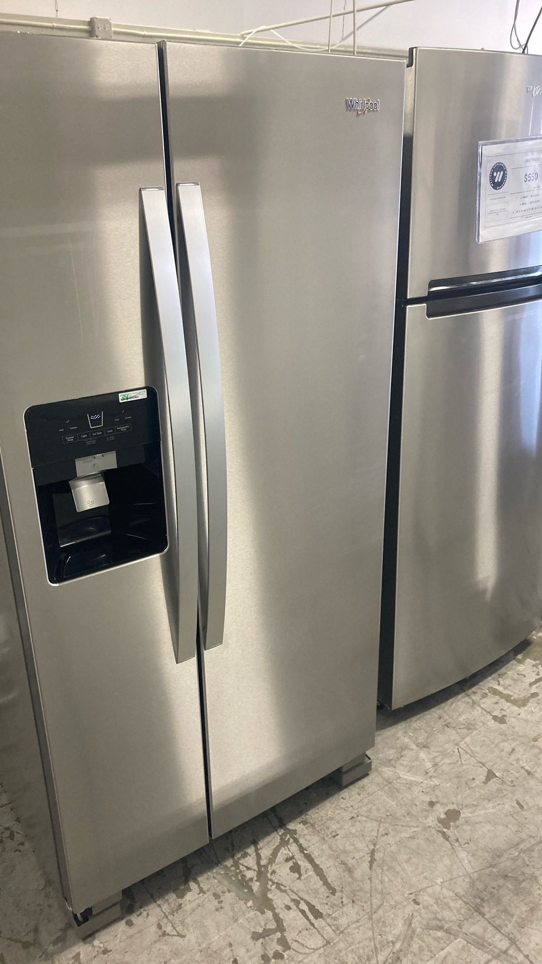 Whirlpool Side By Side Refrigerator