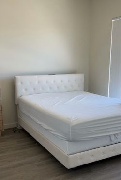 LED bed frame Queen 200$ Firm