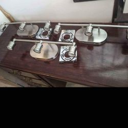 3 Bathroom Fixtures-Brushed Nickel