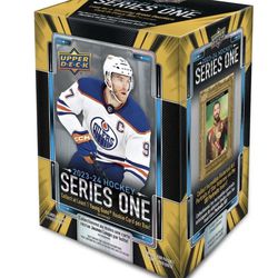2023-24 Upper Deck Series 1 Hockey 4-Pack Blaster Box