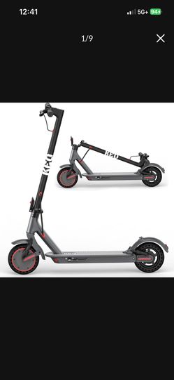 KEQ Electric Scooter for Adults – 500W Motor, Up to 22 MPH, 30-Mile Range, Dual Suspension & Dual Braking, 10'' Solid Tires, Foldable Portable E-Scoot