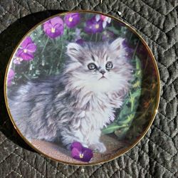 Franklin Mint “Purrfection!” Cat Collector Plate – Limited Edition