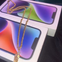 10k And 14k Gold Necklaces 