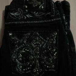 Bootcut Sexy Couture Black Jeans Size 1 