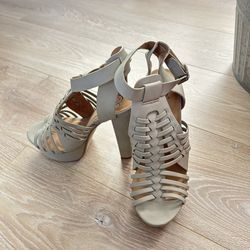Strapped Heels - Size 8W - Brand New 