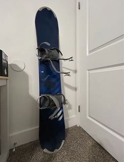 Snowboard and boots