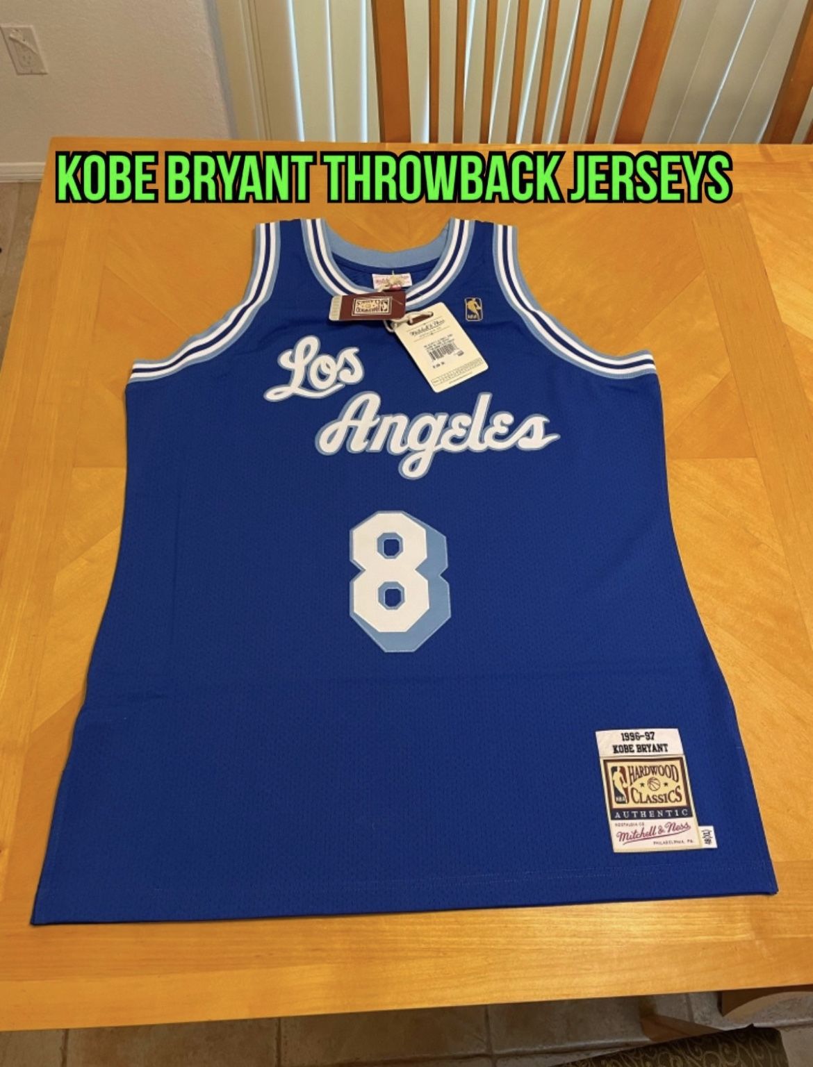 Maillot Authentique Kobe Bryant Lakers 1996-97 - Mitchell & Ness - Taille XL - Neuf