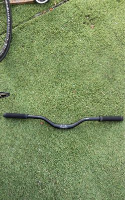 Black BMX Bike style Handlebar with Grips