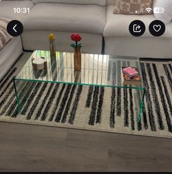 Glass coffee table (pickup only)