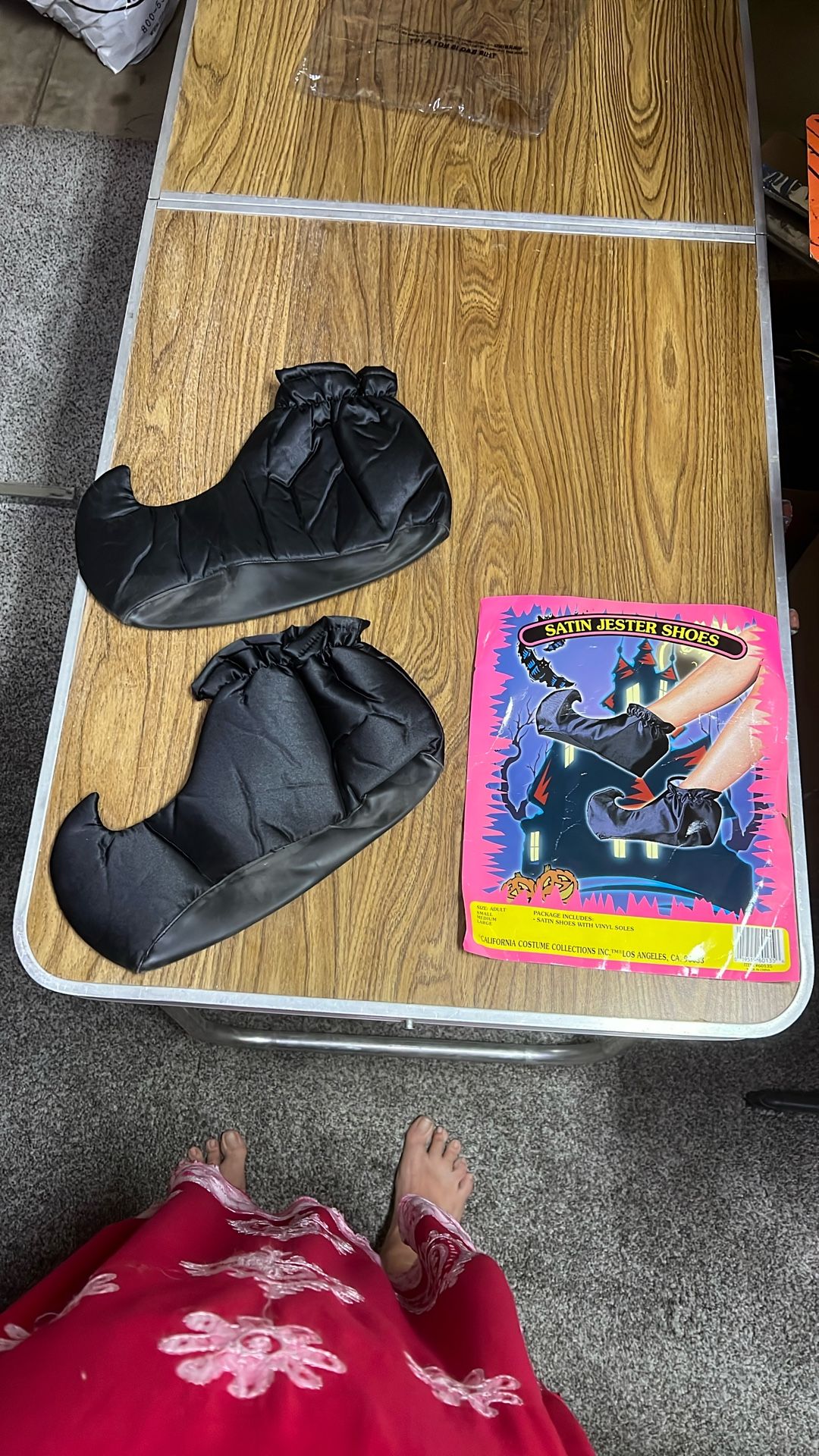 Satin Jester Shoes