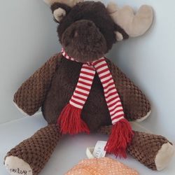 Scentsy Buddy Magnus the Moose Retired Plush 2013 Scarf Christmas retired Lovey
