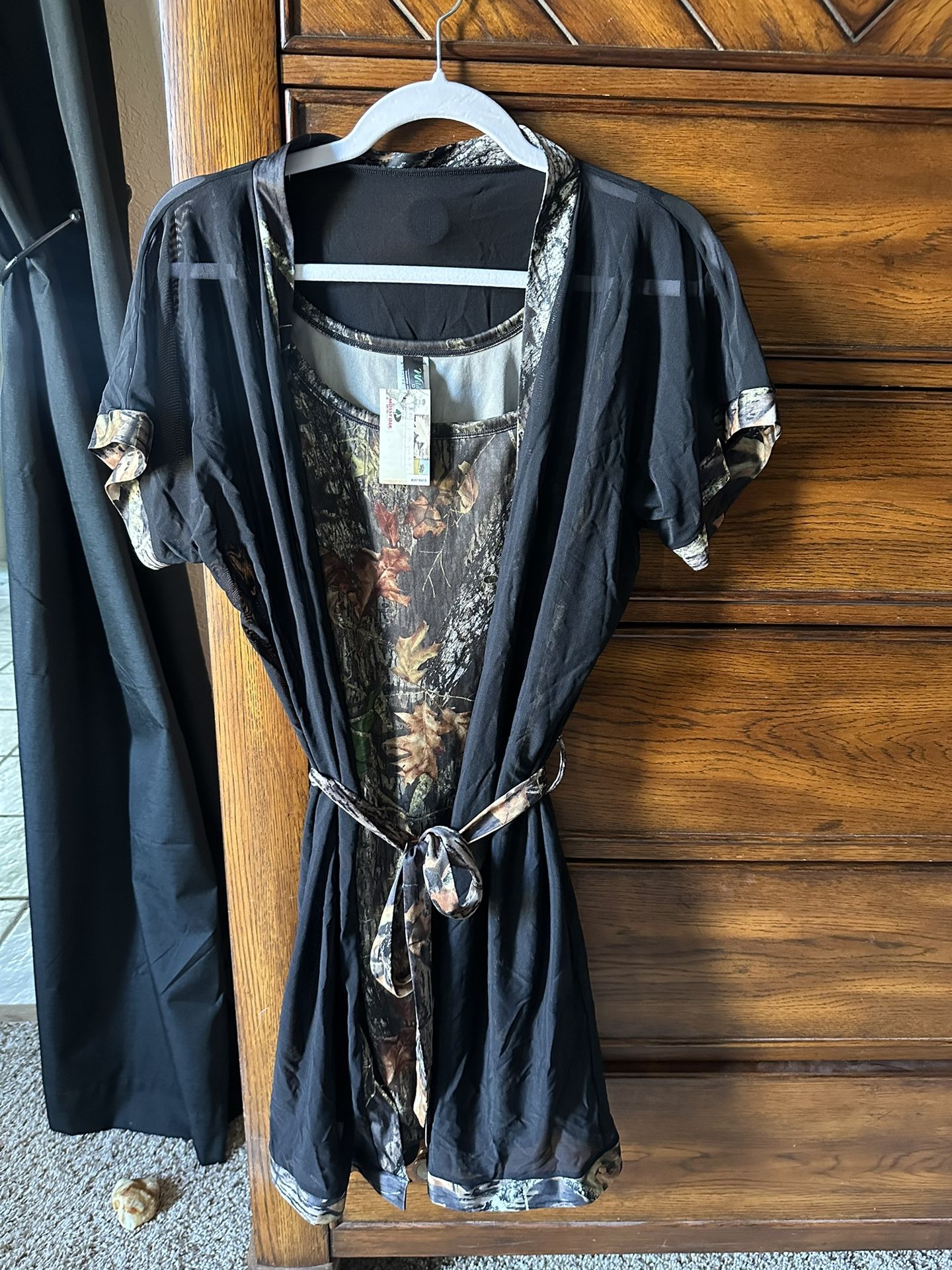 New Mossy Camo Night Gown And Sheer Robe