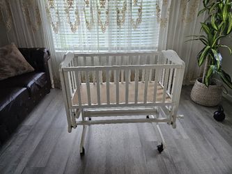 Wooden Baby Swing Basinet