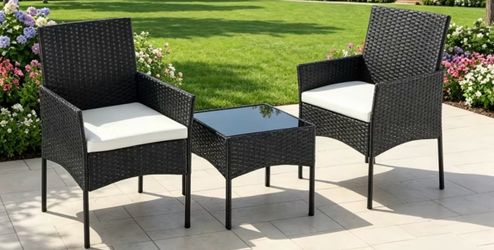 Chair set with table