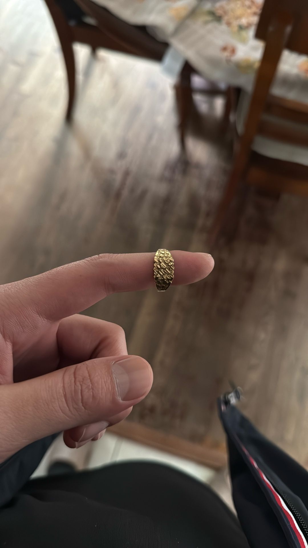 1.44g 10k Gold Nugget Ring