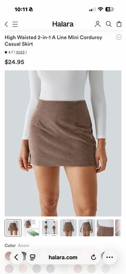 Halara skirt with shorts