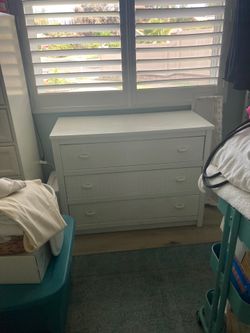 White dresser