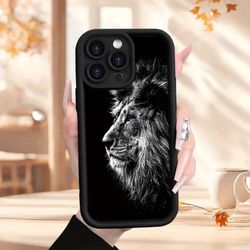 Dark Lion Phone Case For iPhone 16 Pro Max