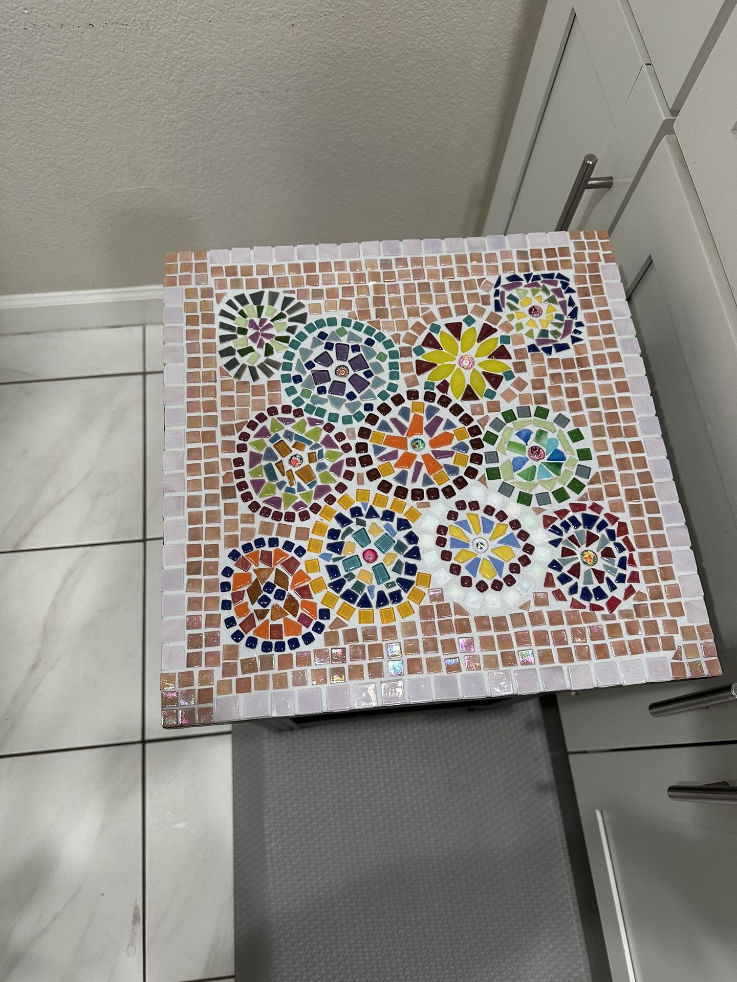 Custom Mosaic Tile Table