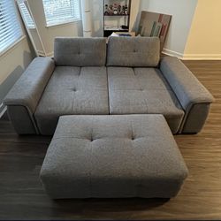 3-Seat Gray Sectional