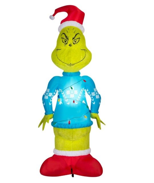 10 FT FURRY GRINCH XMAS INFLATABLE