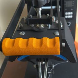 VEVOR Clamshell Hat Heat Press with 4 Curved Elements & LCD Temp Control