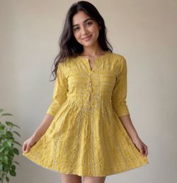 Brand new long sleeves yellow color large size shirt