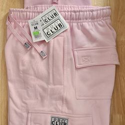 Pro Club women's heavyweight fleece cargo relaxed sweat pants.