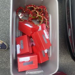 Tote Of Valentine’s Decor And Crafts