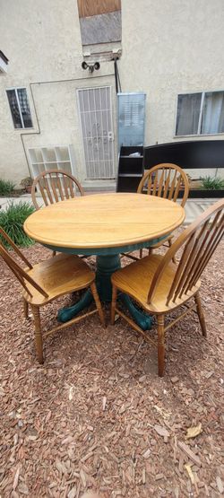 Table and 4 chairs