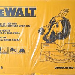 Dewalt 12" double Bevel Miter Saw