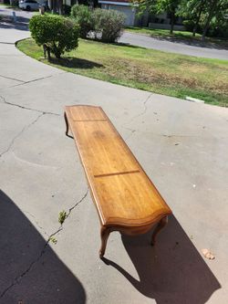 Long.pine coffee table