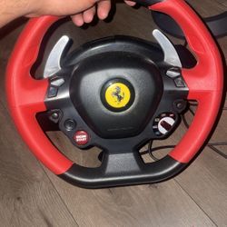 Xbox Steering Wheel And Pedals