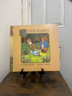 Vintage Peter Rabbit Story Book Snack-Mats book