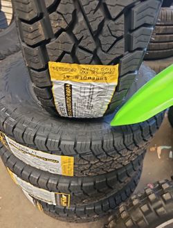 New set of tires 235 75 15 all terrain