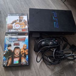 Playstation 2 with games