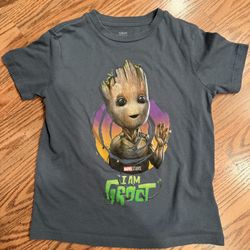 Groot Boys Shirt Size Small 6/7