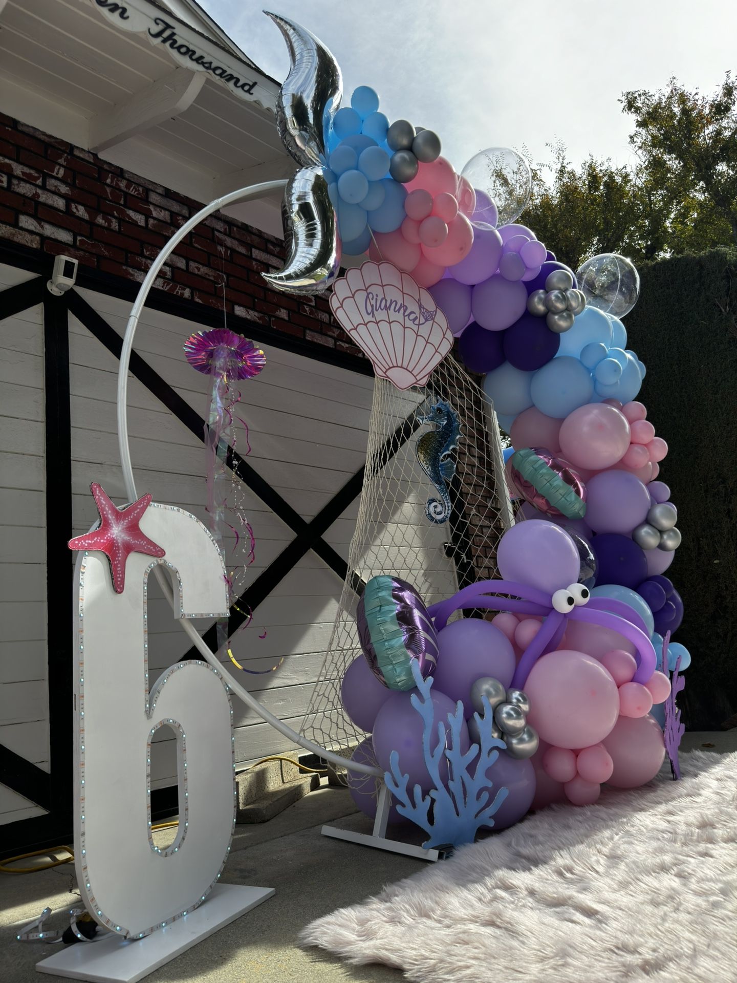 Mermaid Birthday Balloons
