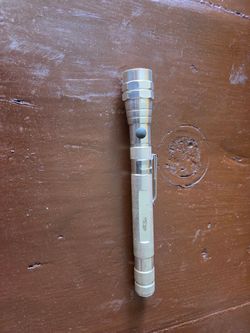 Small Metal Pen Flashlight with Clip